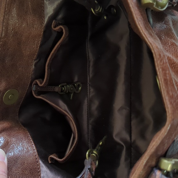 Kooba Siena Leather Whipstitch Purse - Picture 6 of 7